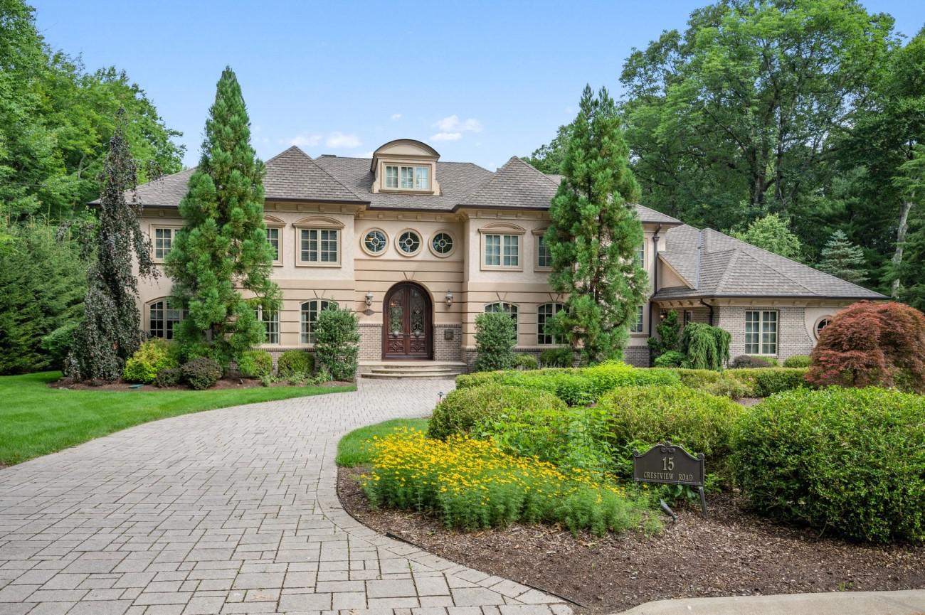 Stunning FrenchInspired Home Nestled in Exclusive Mountain Lakes, New